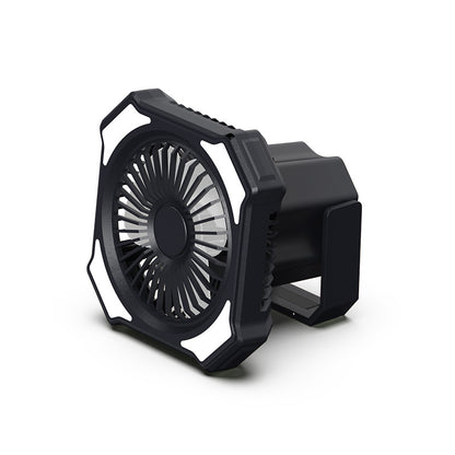 Portable Camping Fan and Lantern with Power Bank