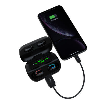 True Twin Ear pods With Portable Power bank &amp; Charger