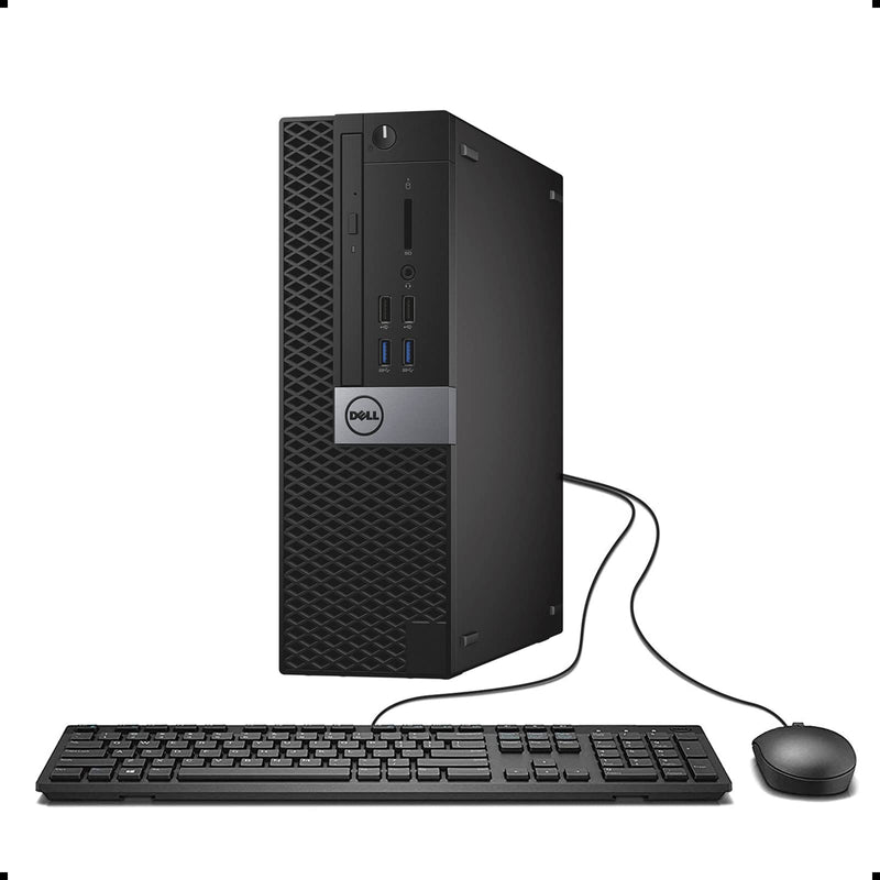 Dell Optiplex 3040 Desktop Computer PC Intel Quad-Core i5 512GB SSD Storage 16GB DDR3 RAM Windows 10 Pro DVD WiFi New 24in Monitor Wireless Keyboard and Mouse (Renewed)