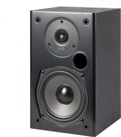Polk Audio T15 100 Watt Home Theater Bookshelf Speakers – Hi-Res Audio with Deep Bass Response Dolby and DTS Surround Wall-Mountable Pair Black