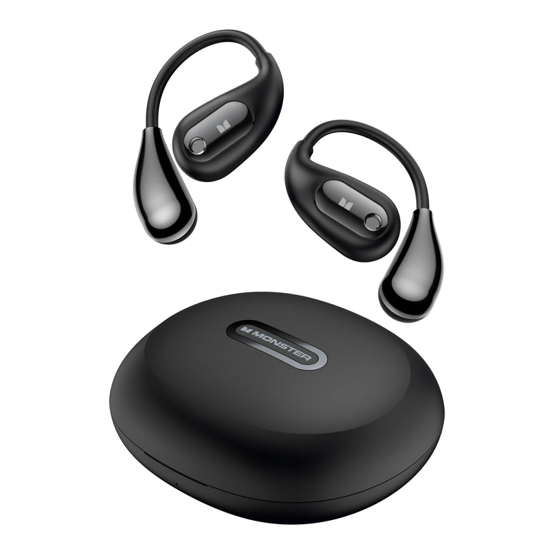 Monster Open Ear AC210 Headphones Bluetooth 5.4 Earphones Stereo Sound Wireless Headphones 30 Hours Playback Type-C Charging IPX5 Waterproof Open Ear EarbudsBack