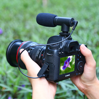DSLR Camera Microphone, Recording Microphone, Stereo Mic