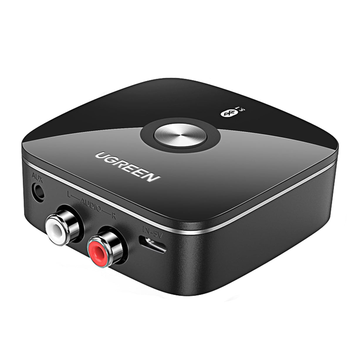 UGREEN Bluetooth Audio Adapter for Home Music Streaming Sound System Wireless Audio Adapter with AptX HD Works with Smartphones and Tablets Wireless Adapter for Speakers