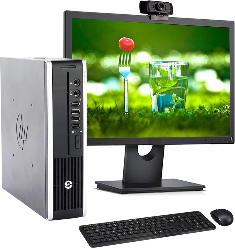 HP 8200 USFF Computer Desktop PC Intel Core i5 3.1GHz Processor 8GB Ram 500GB Hard Drive WiFi | Bluetooth 1080p Webcam Wireless Keyboard & Mouse 20 Inch Monitor Windows 10 (Renewed)